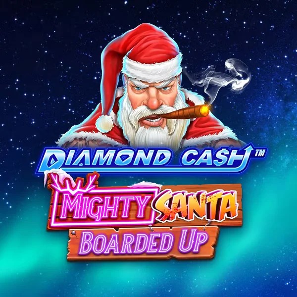 Diamond Cash Mighty Santa Boarded Up online game logo by Greentube on roulettinoo.ch