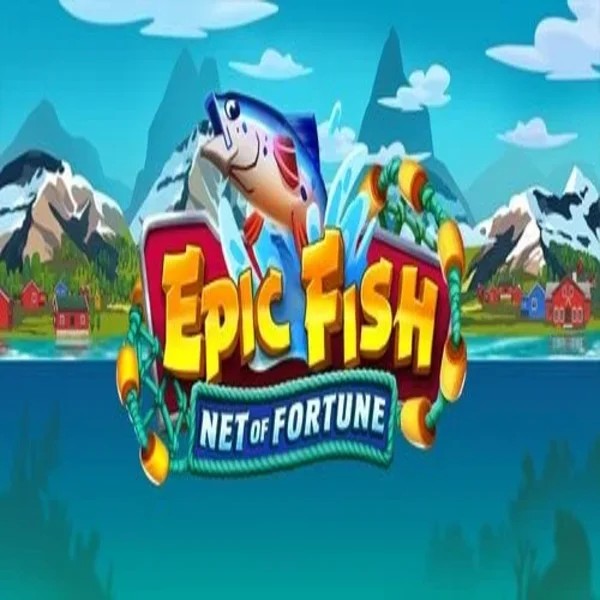 Epic Fish Net of Fortune online game logo by Quickspin on roulettinoo.ch