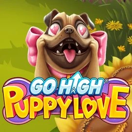 Go High Puppy Love slot logo by RubyPlay at Roulettino Casino