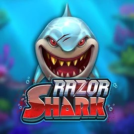 Razor Shark slot logo by Push Gaming at Roulettino Casino